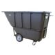 Wesco 1HD2100B Heavy-Duty Tilt Cart – 1 cu yd Poly Bin, 2,100 lb Capacity - Image 2