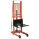 Wesco 260046 Economy Platform Hydraulic Stacker – 1,000 lb Capacity, 24″×24″ Platform, 80″ Lift
