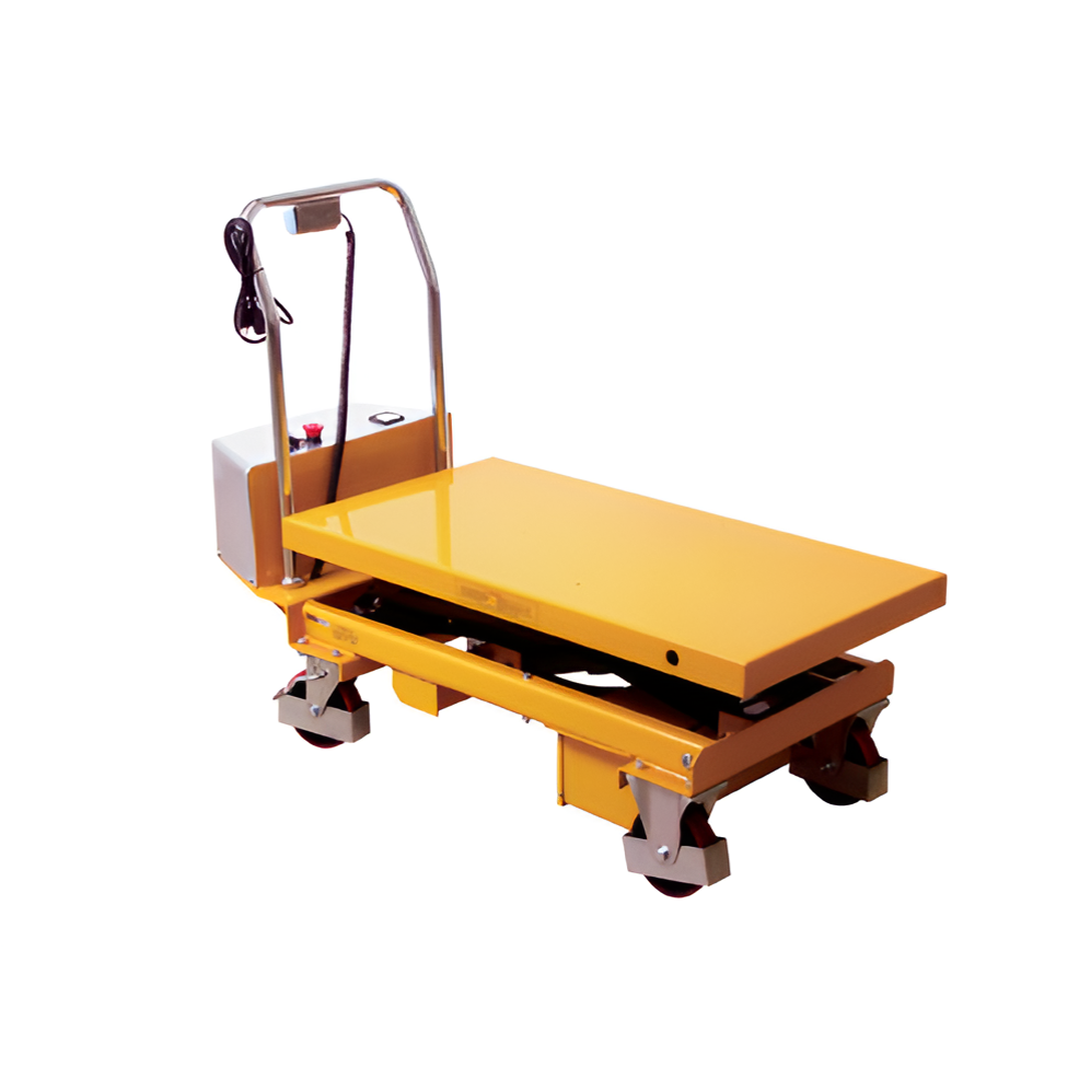 wesco-industrial-products-powered-lift-scissors-table-1100lb-capacity-273711.png Wesco Powered Lift Scissors Table – 1,100 lb, 40.5″ Lift Height | Model 273711 - Image 1