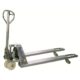 Wesco Stainless Steel Manual Pallet Jack – Chock & Backrest Guards | 5,500 lb Capacity | Model 272152-1