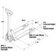 Wesco Stainless Steel Manual Pallet Jack – Chock & Backrest Guards | 5,500 lb Capacity | Model 272152-1 - Image 2
