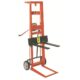 Wesco 260018 Two-Wheeled Steel Winch Pedalift – 750 lb Capacity, 40″ Lift, 18″ × 3″ Forks - Image 2